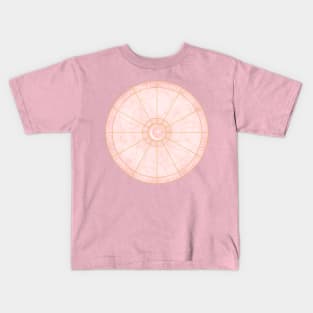 Constellation Chart (pink and gold) Kids T-Shirt
